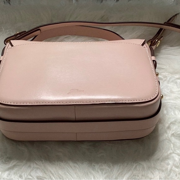 JCrew pink leather satchel/crossbody bag - Picture 7 of 15
